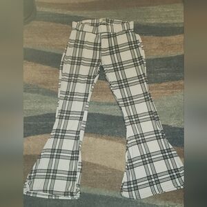 Rue21 Monochrome Plaid Flare Pants